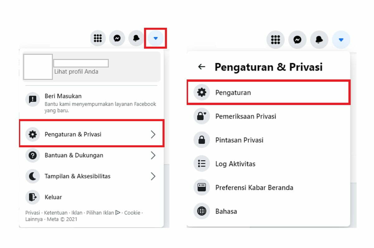 Cara menghapus akun Facebook (FB) Sementara 2