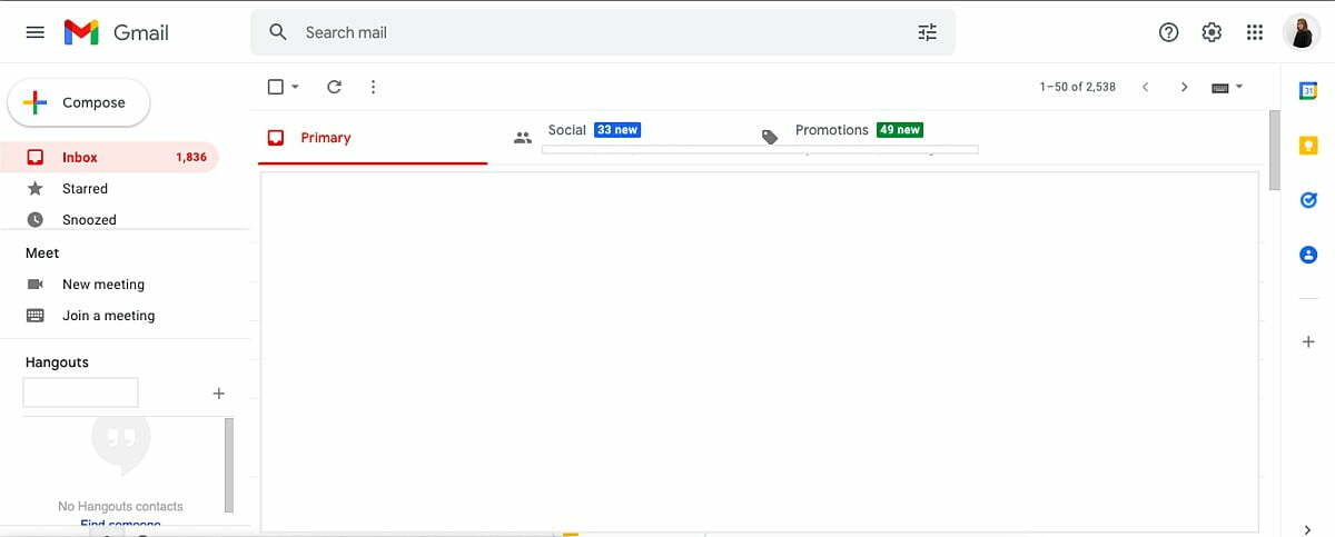 Keluar dari Gmail di komputer:PC 1
