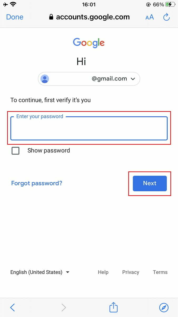 Masuk ke Akun Google di HP