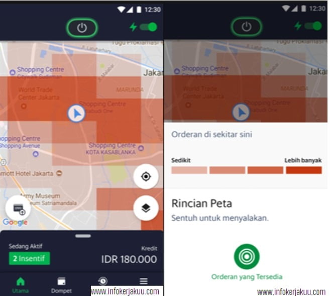 Bisa membaca Lokasi dan Jam Sibuk