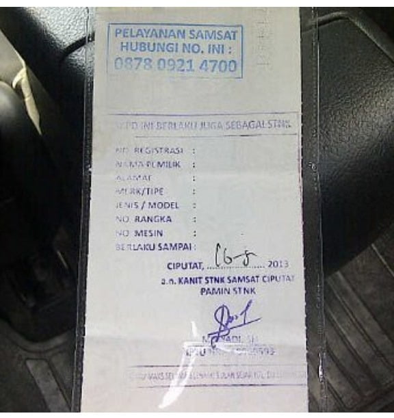 Bolehkah Daftar Grab Pakai STNK Sementara?