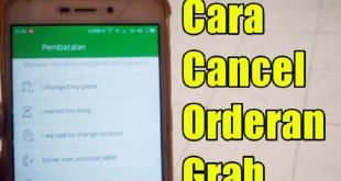 Cara Cancel Orderan Grabbike
