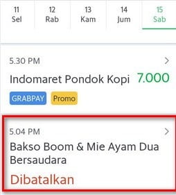 Hindari cancel dari customer apalagi cancel dari kita