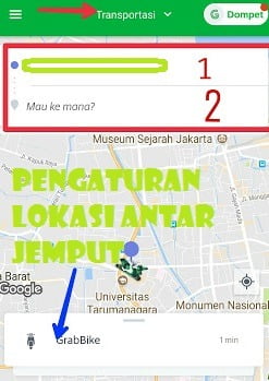 Pengaturan Lokasi Antar Jemput