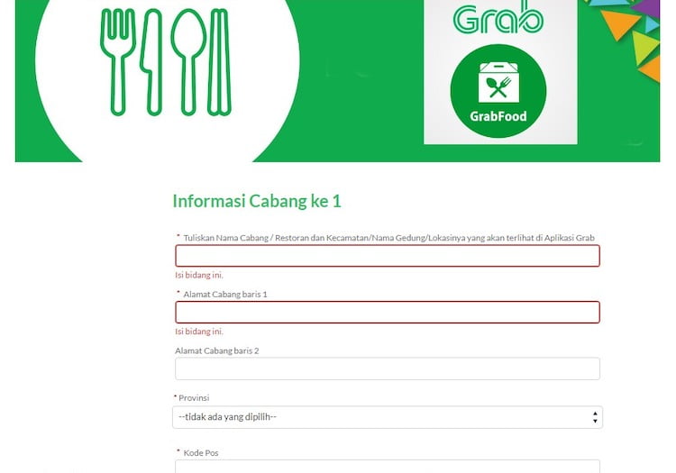 Berikan Informasi Cabang yang anda Miliki
