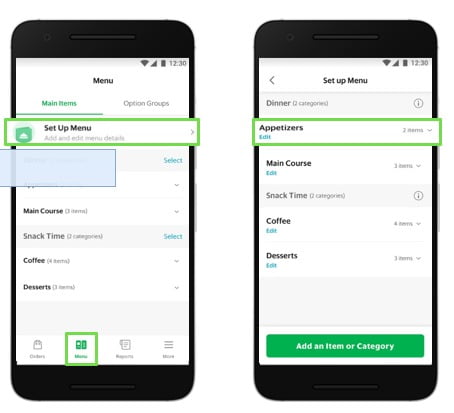 Cara Memperbarui Menu Restoran
