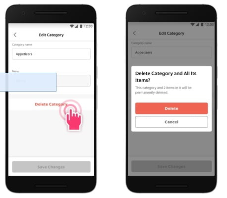Cara Menghapus Kategori Menu