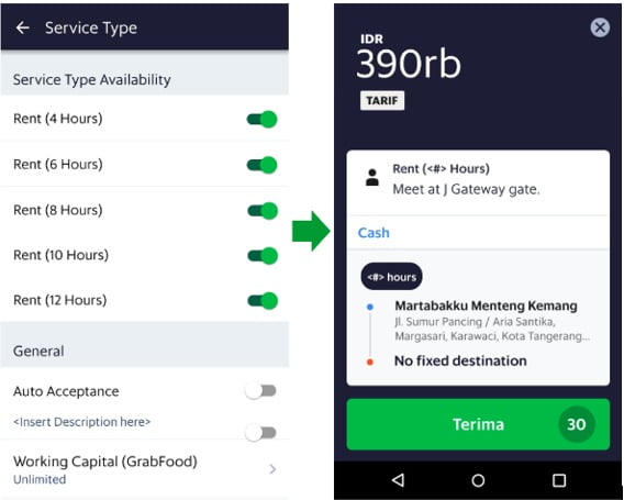 Menerima Pesanan Rent