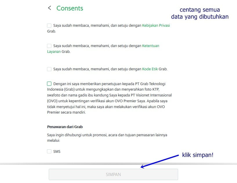 Pengalaman Daftar Grabbike