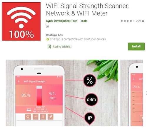 WIFI Signal Strength Scanner