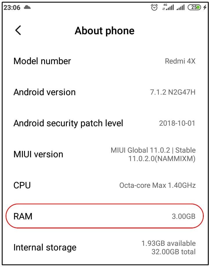Spesifikasi HP RAM untuk Gojek