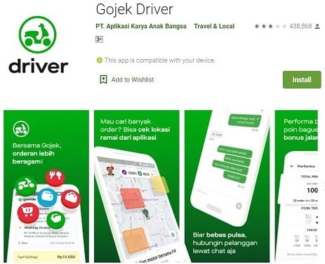 Update Selalu Aplikasi Gojek Driver dan Maps
