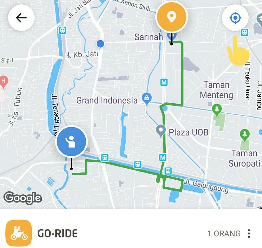 Pastikan Lokasi Penjemputan Sudah Benar
