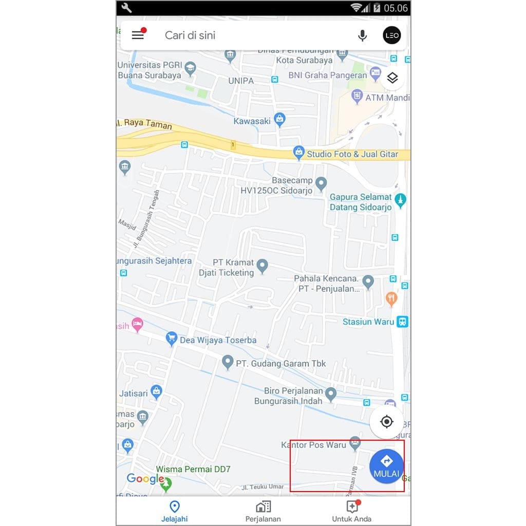 Buka Aplikasi Google Map