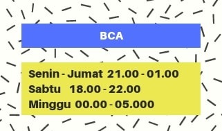 Jam Offline BCA